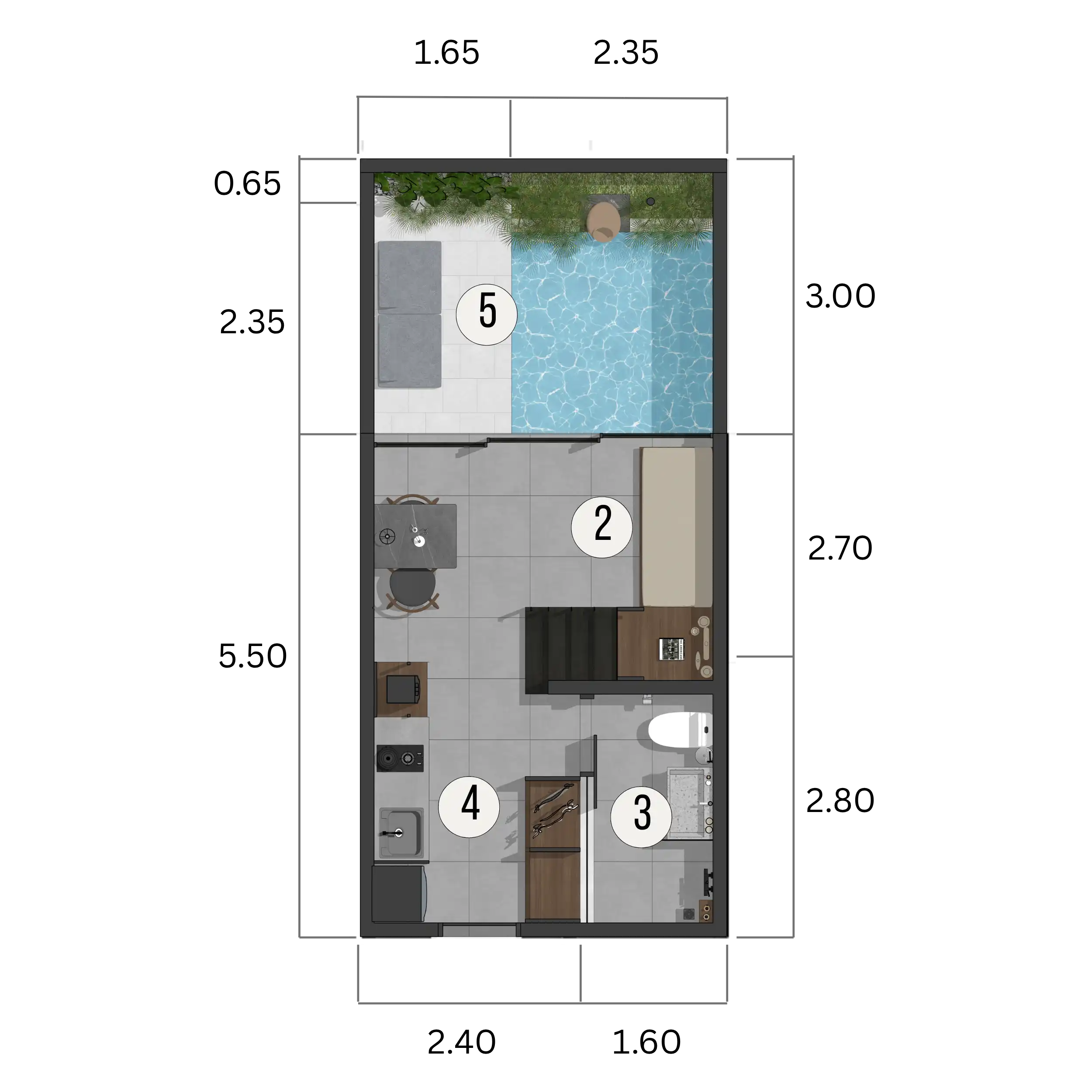 Ground floor layout