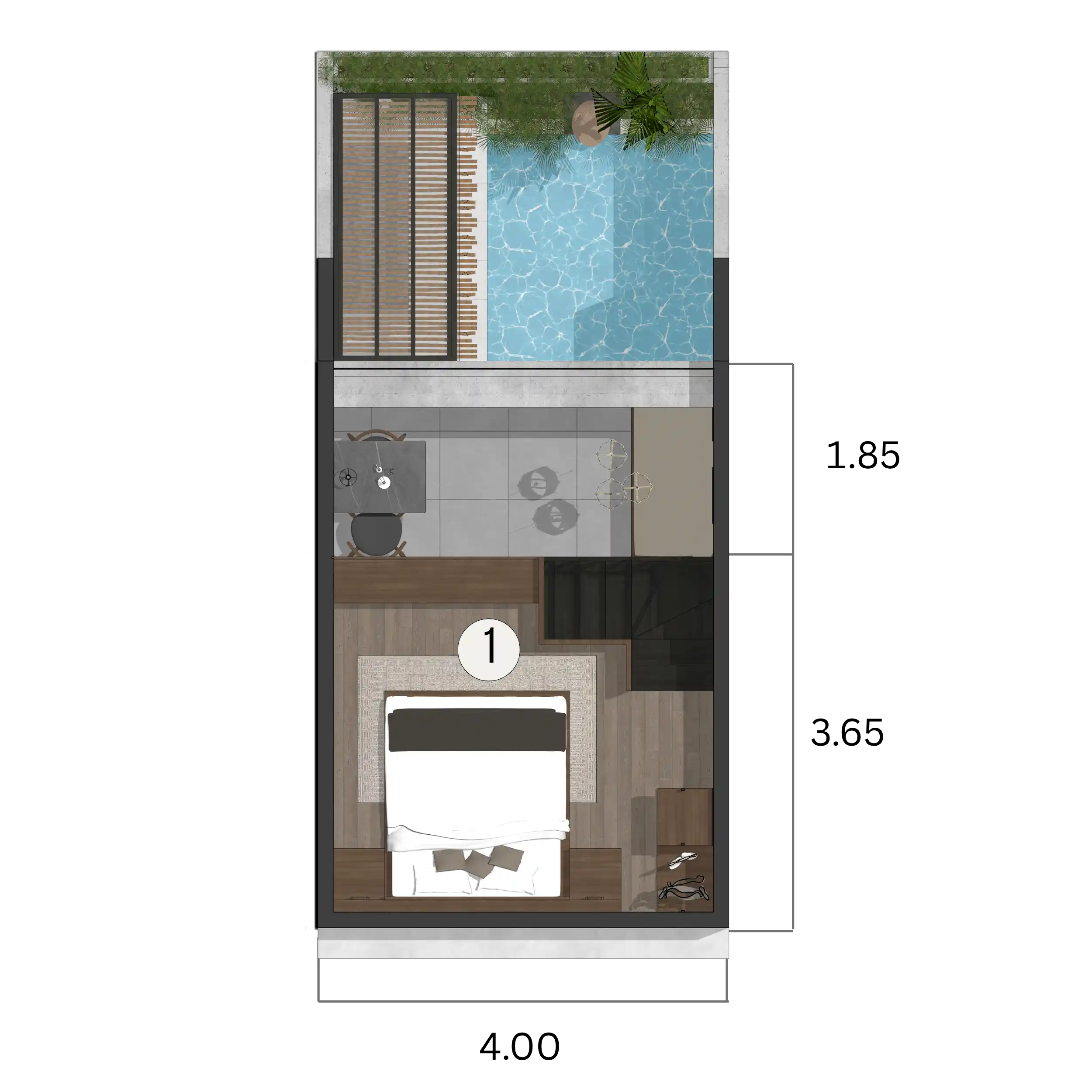 Mezzanine floor layout